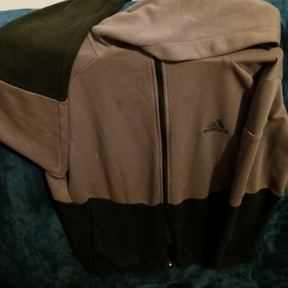 Adidas grey and black. Hoody